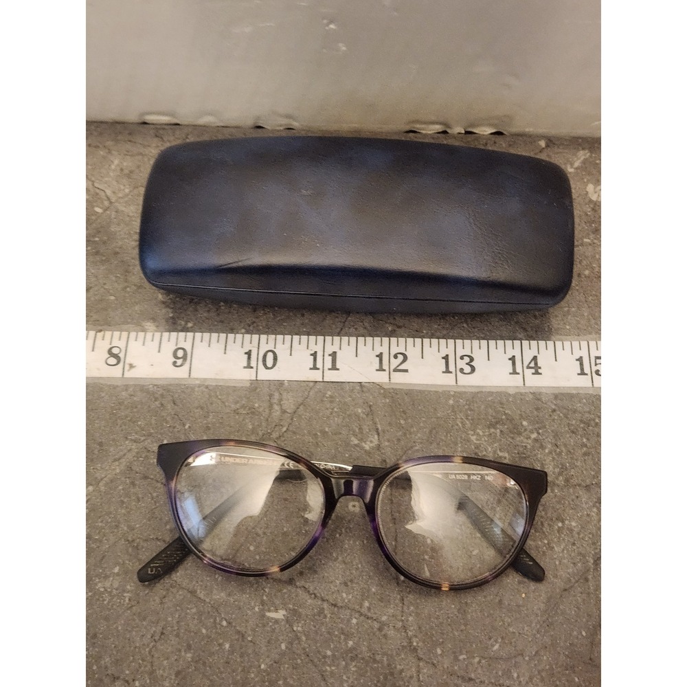 Under Armour Eyeglasses Frame Womens 52‎ 17 140 UA 5028 HKZ Case Purple Tortoise